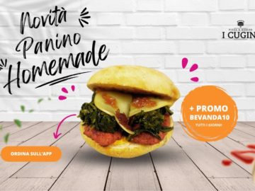 🍔Novità d’Agosto: Panino Homemade e Promo Estesa!🥤