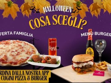 👻 Halloween con I Cugini Pizza & Burger: Offerta Famiglia e Menu Burger🦇